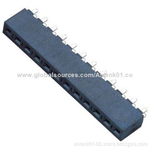 3.96mm Female Header/Power Socket, Single Row Straight Type, RoHS Compliant